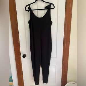 Smash & Tess black ribbed jumpsuit